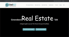 Desktop Screenshot of greensbororealestatetalk.com